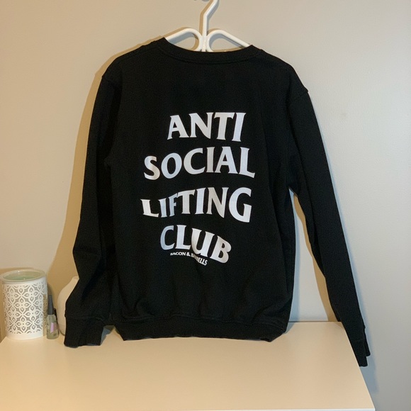 Anti social lifting club crew neck - Picture 3 of 3